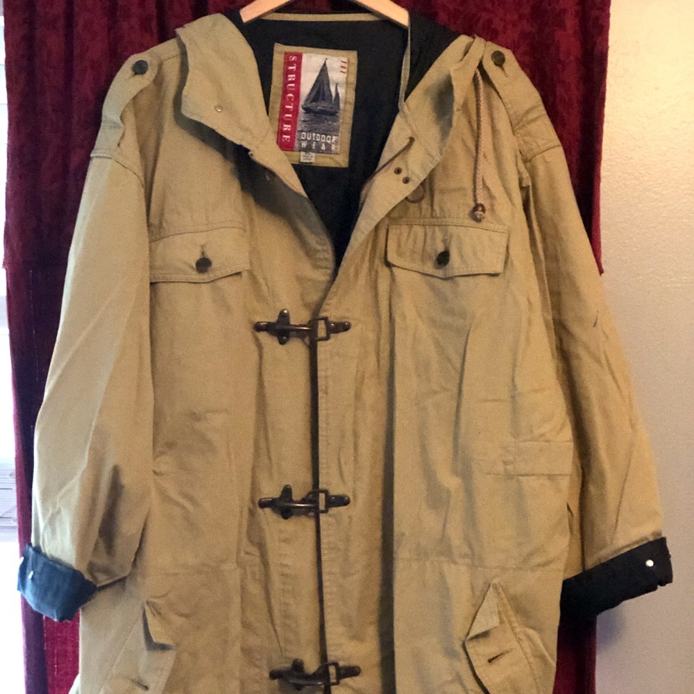 Structure Outdoor Wear Field Rain Coat